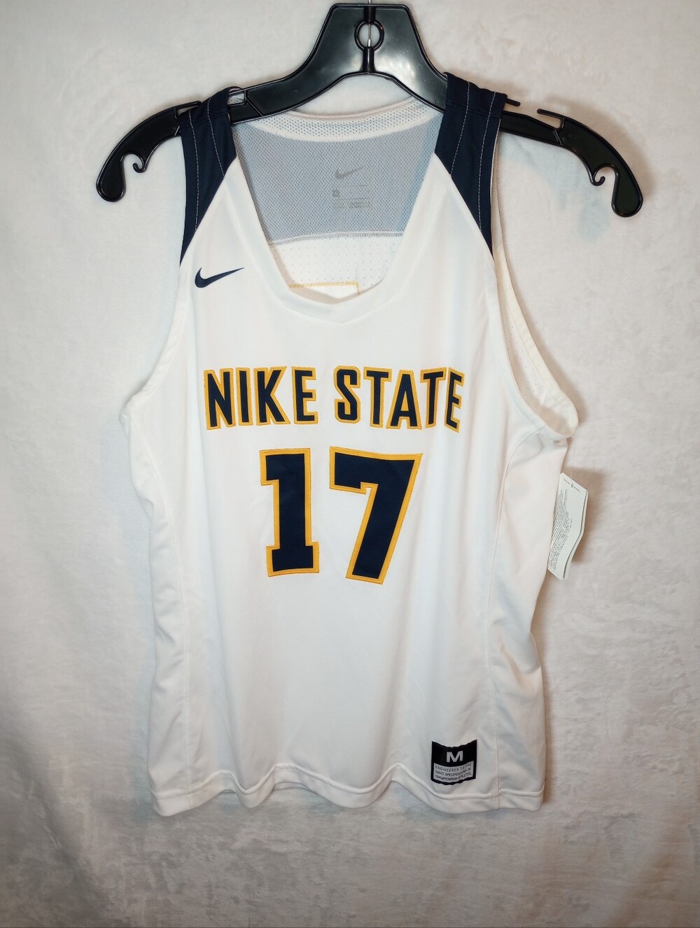 Nike State Hyperlite Collegiate NCAA Basketball Jersey Preppy Activewear Top NWT